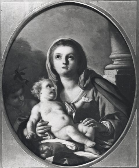 A. C. Cooper — Mura Francesco de' - sec. XVIII - Madonna con Bambino e san Giovannino — insieme